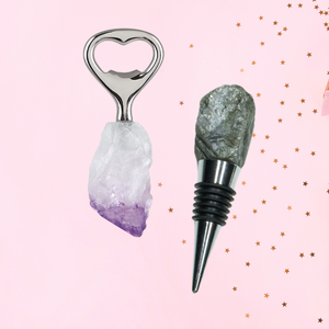 Crystal Wine Stoppers & Bottle Openers