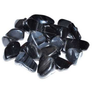 1 lb Obsidian, Rainbow tumbled stones