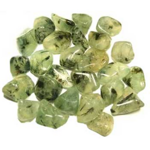 1 lb Prehnite w Epidote tumbled stones
