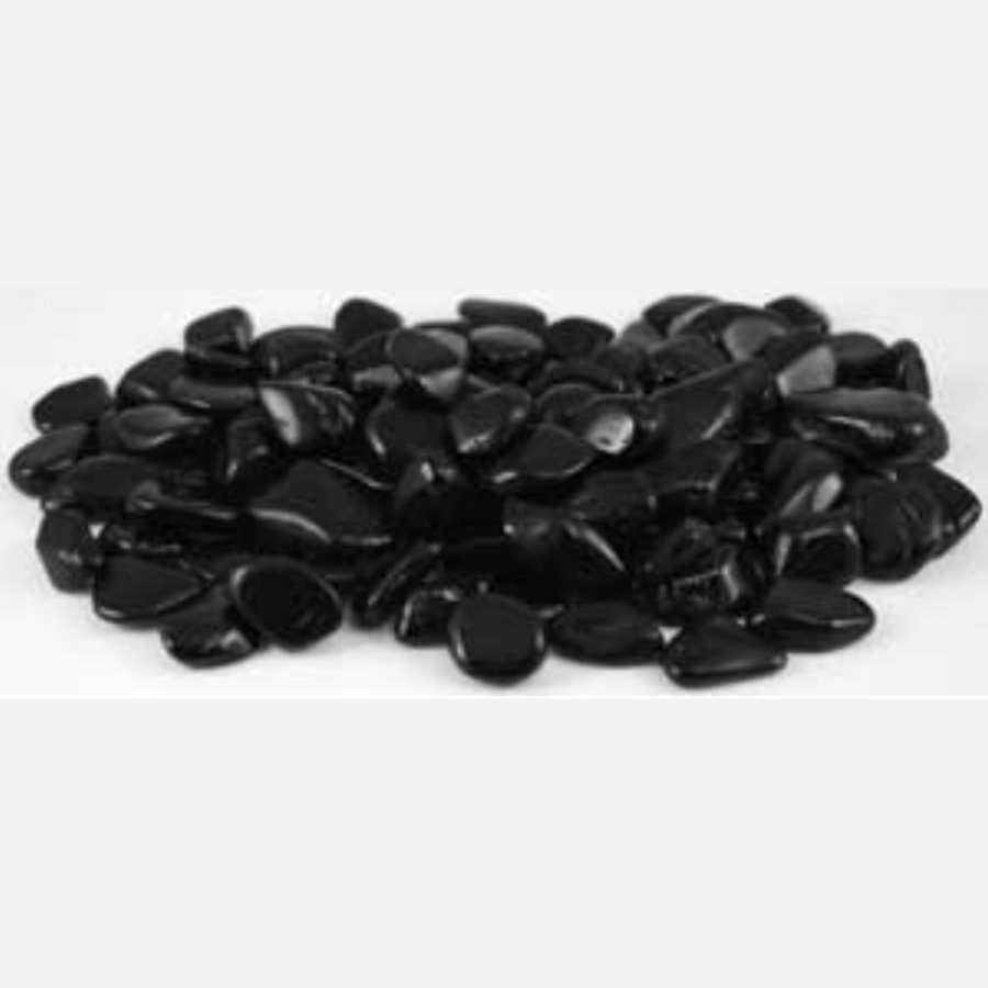 1 lb Tourmaline, Black tumbled stones