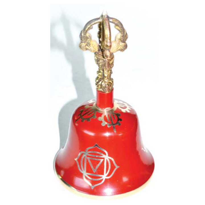 5 1/2" Red Tibetan Bell (note F)