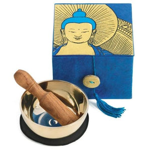 Meditation Bowl Box: 3'' Buddha - DZI (Meditation)