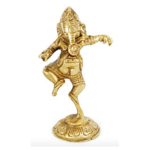 Brass Ganesh Shrine 3 1/2"