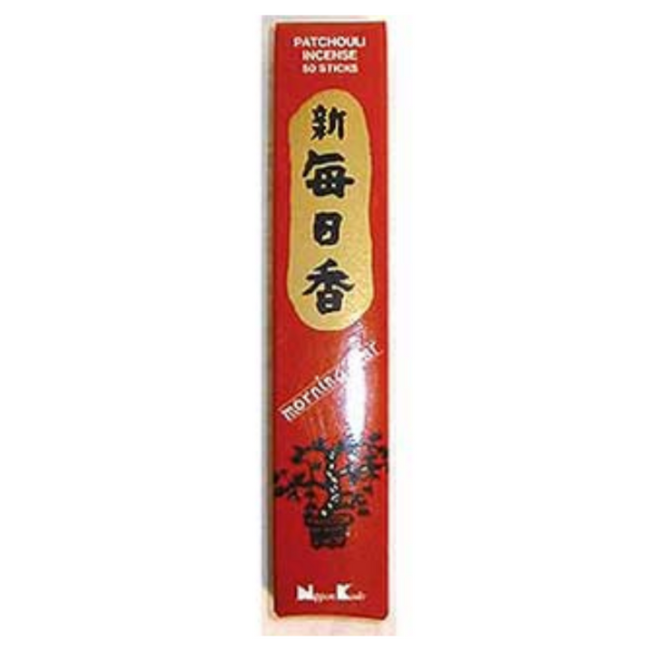 Patchouli morning star stick incense & holder 50 pack