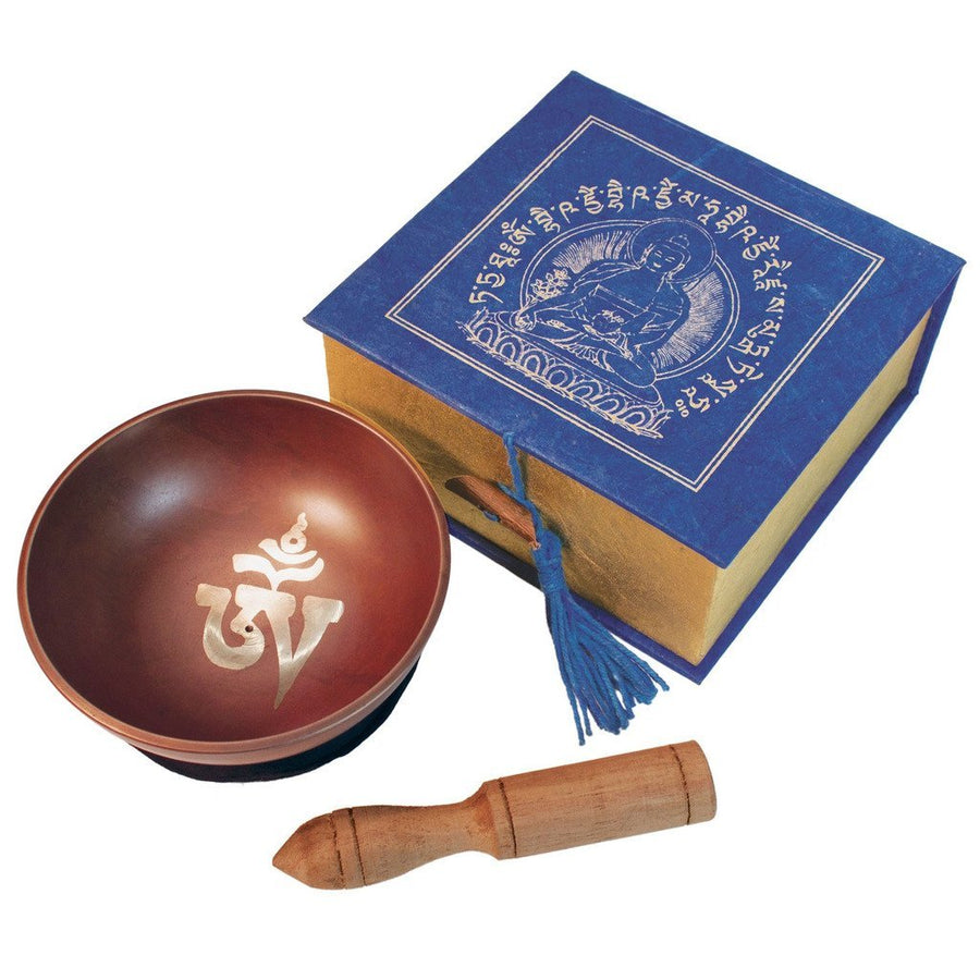 Meditation Bowl Box: 4'' OM Medicine Buddha - DZI (Meditation)
