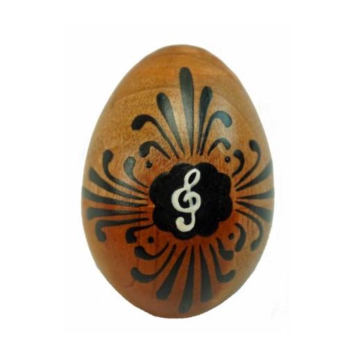 Mahogany Wood Egg Shaker - Music Design - Jamtown World Instruments
